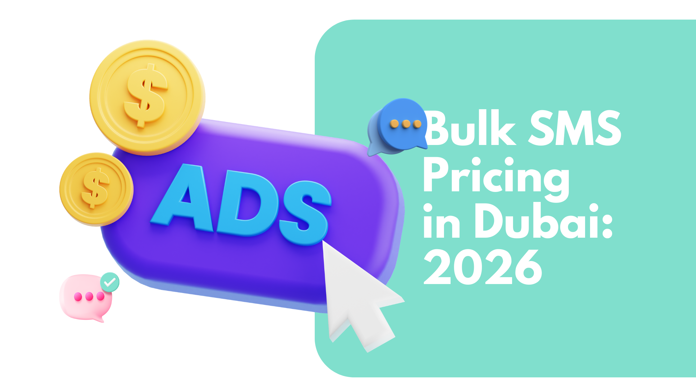 Thumbnail and eatured image for Digitize Bird's blog post Bulk SMS Pricing in Dubai in 2026.